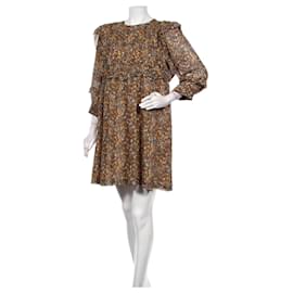 Robe Ba&Sh Trained Multicolore Polyester Taille M Multicolore