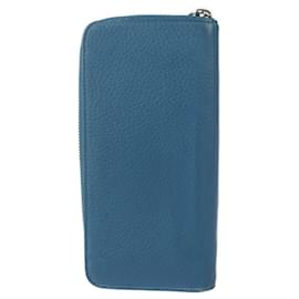 Louis Vuitton-Louis Vuitton Zippy Wallet Vertical-Blue