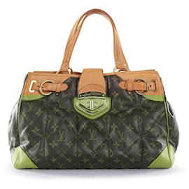 Louis Vuitton-Louis Vuitton Brown/Tan Monogram Coated Canvas & Leather Etoile Shopper Bag-Brown