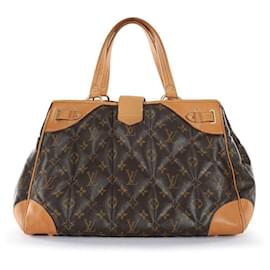 Louis Vuitton-Louis Vuitton Brown/Tan Monogram Coated Canvas & Leather Etoile Shopper Bag-Brown