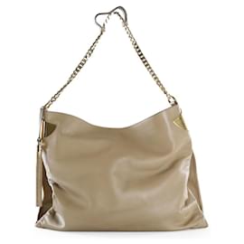 Gucci-Gucci Beige Lambskin Leather Large 1970 shoulder bag-Beige
