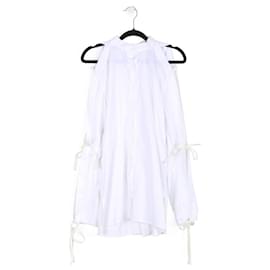 Autre Marque-Dion Lee White Cotton Cutouts Long Sleeves Shirt-White