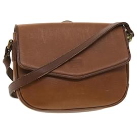 Autre Marque-Burberrys Shoulder Bag Leather Brown Auth 37391-Brown