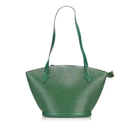 Louis Vuitton-Louis Vuitton Epi Saint Jacques Long Strap Handbag-Green