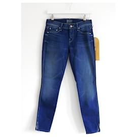 Mother-Mother The Vamp Skinny jeans-Blue