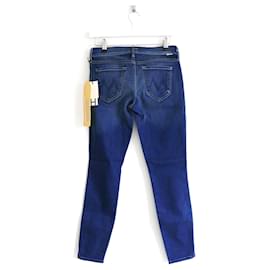 Mother-Mother The Vamp Skinny jeans-Blue