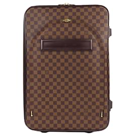 Louis Vuitton-Louis Vuitton Brown Damier Ebene Pegase 55-Brown