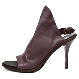 Balenciaga-Heels-Red,Dark red
