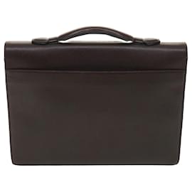 Louis Vuitton-LOUIS VUITTON Taiga Serviette Kourad Business Bag Acajou M30076 LV Auth am3923-Other