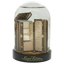Louis Vuitton-LOUIS VUITTON Wardrobe Trunk Snow Globe 2009 limited year Clear LV Auth 37516-Other