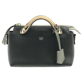 Fendi-Mini au passage-Noir,Gris,Marron clair