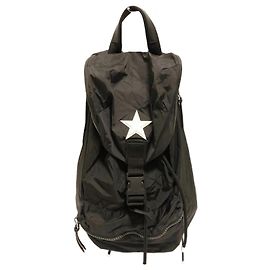 Givenchy Star Pack Away Nylon-Rucksack Schwarz