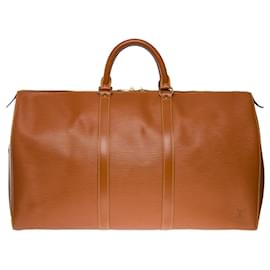 Louis Vuitton-Louis Vuitton Keepall Travel Bag 50 in cognac epi leather-Brown