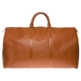 Louis Vuitton-Louis Vuitton Keepall Travel Bag 50 in cognac epi leather-Brown