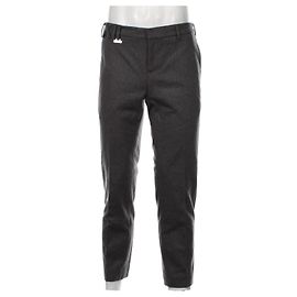Kris Van Assche Grey Wool Viscose Pants Grey