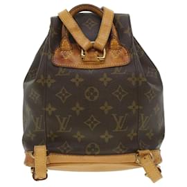 Louis Vuitton-LOUIS VUITTON Monogram Montsouris PM Backpack M51137 LV Auth 37479-Monogram