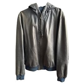 Salvatore Ferragamo Vintage reversible bomber jacket Blue