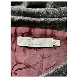 Thomas Burberry-vestido de lã cinza avental, Thomas BURBERRY-Cinza