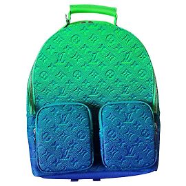 Louis Vuitton Sac à dos multipoches Taurillon Bleu