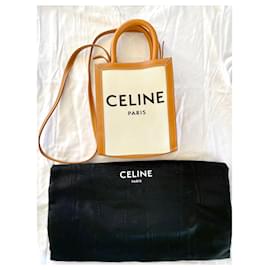 Céline-Cabas en toile-Beige