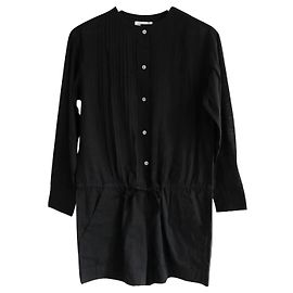 Mono corto de algodón negro Isabel Marant Etoile Negro