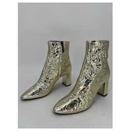 Saint Laurent-Ankle Boots-Golden