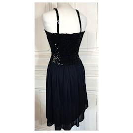 Sonia Rykiel-VESTIDO BATA SONIA RYKIEL PAMPILLES T 36/38-Negro