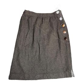 Yves Saint Laurent Wollrock Grau Grau