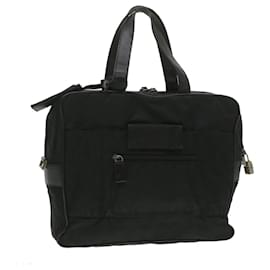 Prada-PRADA Business Bag Nylon Black Auth ar8973-Black
