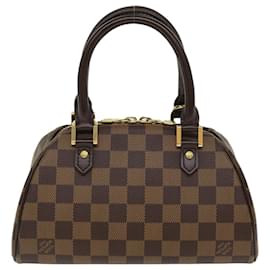 Louis Vuitton-LOUIS VUITTON Damier Ebene Rivera Mini sac à main N41436 LV Auth am3905-Autre