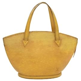 Louis Vuitton-LOUIS VUITTON Epi Saint Jacques Hand Bag Yellow M52279 LV Auth 37441-Yellow