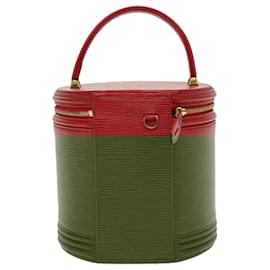 Louis Vuitton-LOUIS VUITTON Epi Cannes Hand Bag Red M48037 LV Auth bs4068-Red