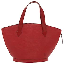 Louis Vuitton-LOUIS VUITTON Epi Saint Jacques Hand Bag Red M52277 LV Auth 37488-Red