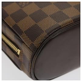 Louis Vuitton-LOUIS VUITTON Damier Ebene Saria Mini sac à main N51286 LV Auth am3904-Autre