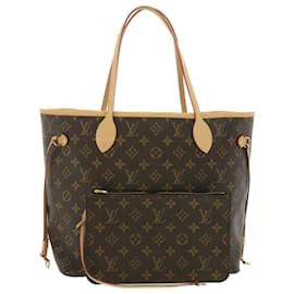 Louis Vuitton-LOUIS VUITTON Monogram Neverfull MM Tote Bag M40156 LV Auth 37430-Other