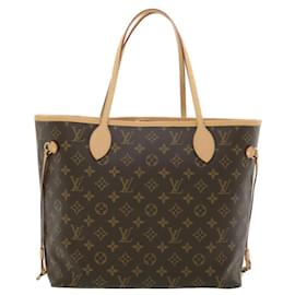 Louis Vuitton-LOUIS VUITTON Monogram Neverfull MM Tote Bag M40156 LV Auth 37430-Other