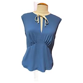 Agnès b. Blue Top Size 40 Blue