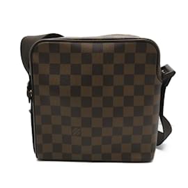 Louis Vuitton-Louis Vuitton Damier Ebene Olav PM Canvas Crossbody Bag N41442 in Excellent condition-Brown