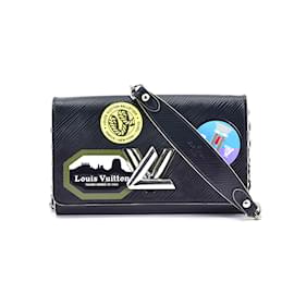 Louis Vuitton-Epi World Tour Twist Wallet on Chain-Black