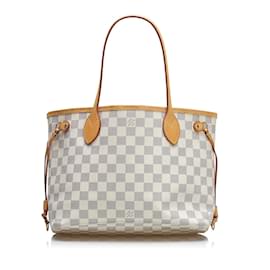 Louis Vuitton-Damier Azur Neverfull PM N51110-Weiß