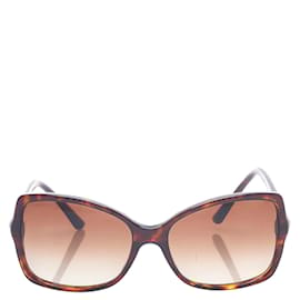 Bulgari-Oversized Tinted Sunglasses 8139-B-F-Brown