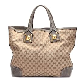 Gucci-GG Canvas Sunset Tote Bag 232954-Brown