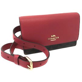 Coach Boxed Flap Gürteltasche F80245 Rot