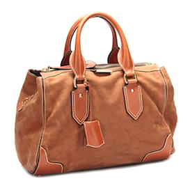 Burberry-Bolsa de camurça 3858150-Marrom