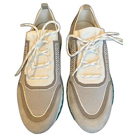 Hermès Sneaker addict Hermes canvas H Grey