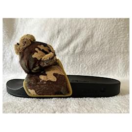 Jeremy Scott Pour Adidas-Teddy Bear slides-Multiple colors
