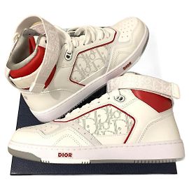 Baskets Dior B27 en cuir blanc Blanc
