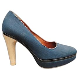 Lanvin-escarpins Lanvin p 37,5-Bleu