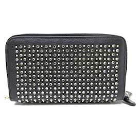 Chanel-NEW CHANEL POUCH O-PHONE CASE A81004 LEATHER AND RHINESTONES LEATHER POUCH-Black
