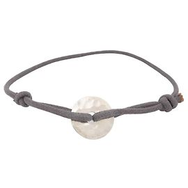 PULSEIRA DINH VAN CORD PI CHINÊS MARTELADO SM 16MM EM PRATA 925 prata Prata